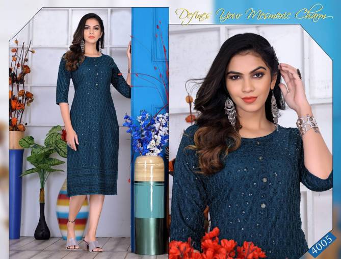 Beauty Winsome 1 Fancy Exclusive Wear Latest Embroidery Kurti Collection
